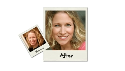 before and after photo get professional online dating photo taken by LookBetterOnline